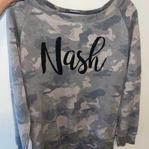 Nashville light camo sweater